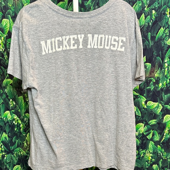 Disney Gray Mickey Mouse Tee ladies XL - Picture 3 of 3